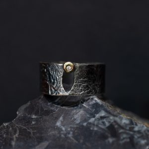 Anillo Brecha y Brillante