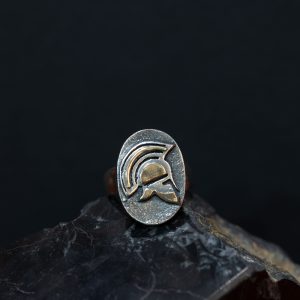 Anillo Casco Espartano
