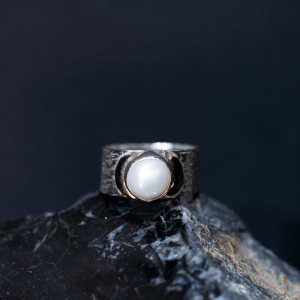 Anillo Gran Perla de Agua Dulce - Imagen 3