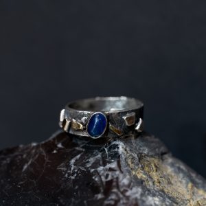 Anillo de Hombre Barroco Lapislázuli
