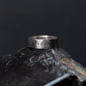 Anillo Plata Martillada