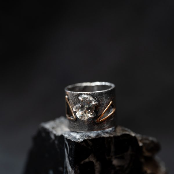 Anillo Aguamarina entre Ventanas - Imagen 2