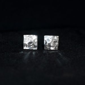 Pendientes Plata Martillada